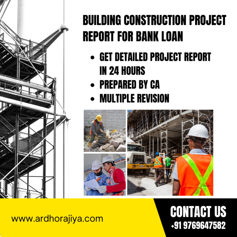 Building Construction Project report for bank loan