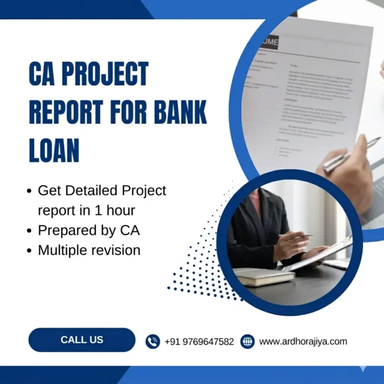 CA Project report for bank loan